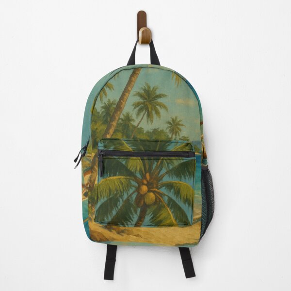 Item preview, Gili Islands Coastal View with Palm Trees designed and sold by Places On Earth.