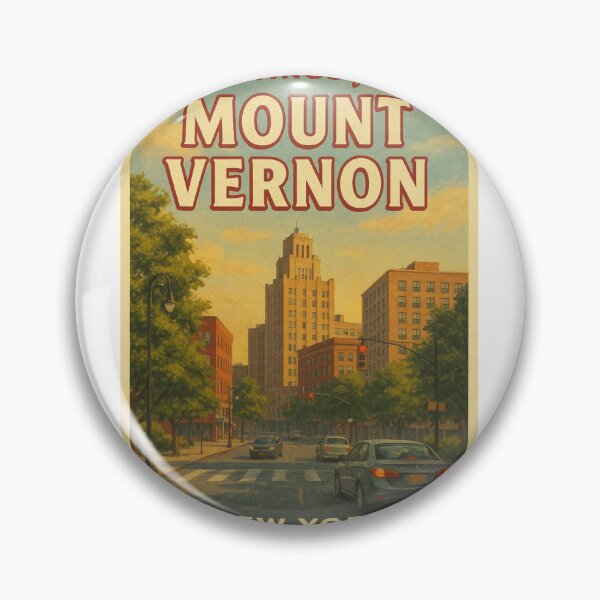 Artikelvorschau, Städtische Straßenszene in Mount Vernon, New York entworfen und verkauft von Places On Earth.