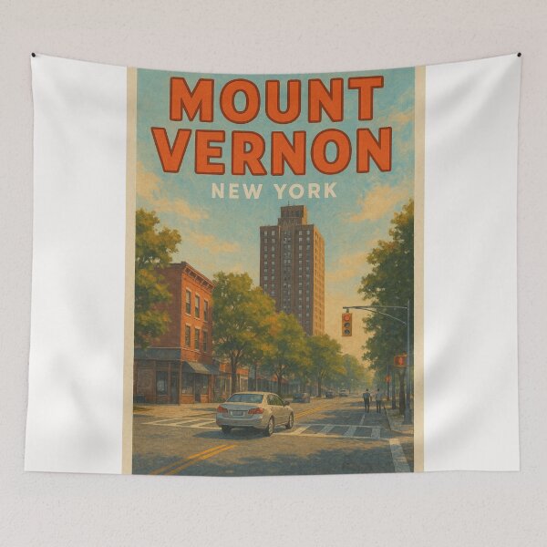 Item preview, Mount Vernon New York Street Scene designed and sold by Places On Earth.