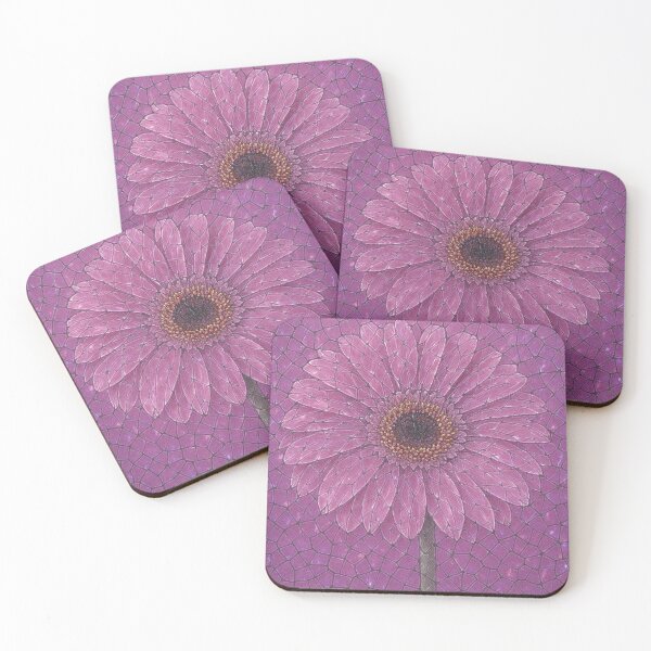 Item preview, Mosaic Gerbera Flower in Purple  designed and sold by Pacika.