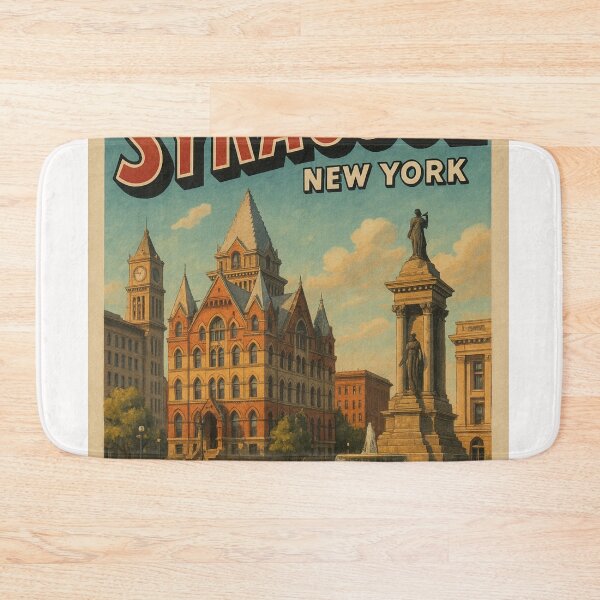 Item preview, Clinton Square Syracuse Landmark View designed and sold by Places On Earth.