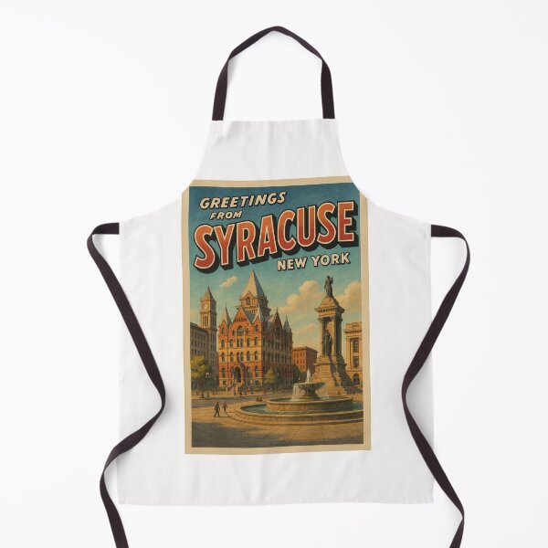 Item preview, Clinton Square Syracuse Landmark View designed and sold by Places On Earth.
