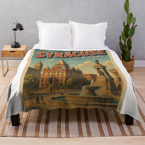 Item preview, Clinton Square Syracuse Landmark View designed and sold by Places On Earth.