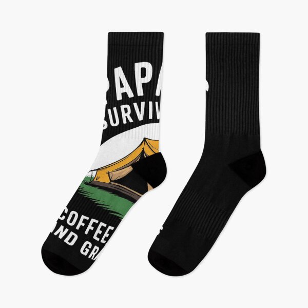 Item preview, Papaws Survival Kit Coffee Bacon And Grandkids Funny Camping designed and sold by splindoershop.