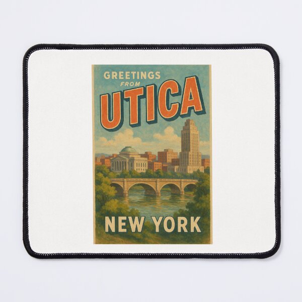 Item preview, Utica New York Riverfront Architecture designed and sold by Places On Earth.
