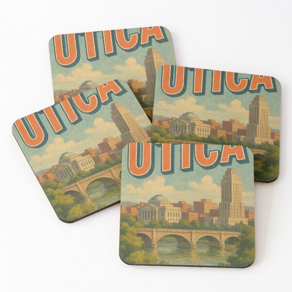 Item preview, Utica New York Riverfront Architecture designed and sold by Places On Earth.
