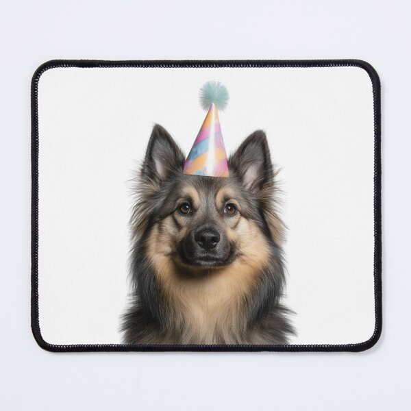 Item preview, Cute Icelandic Sheepdog with Party Hat Birthday Celebration designed and sold by LazyOwlStore.
