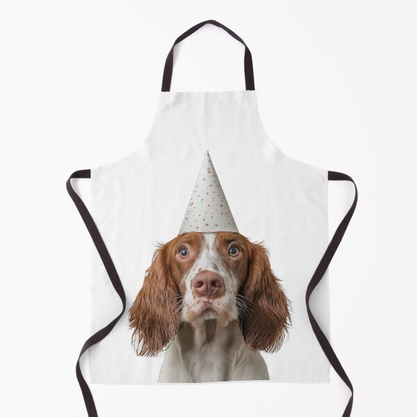 Item preview, Cute Irish Red and White Setter dog with Party Hat Birthday Celebration designed and sold by LazyOwlStore.