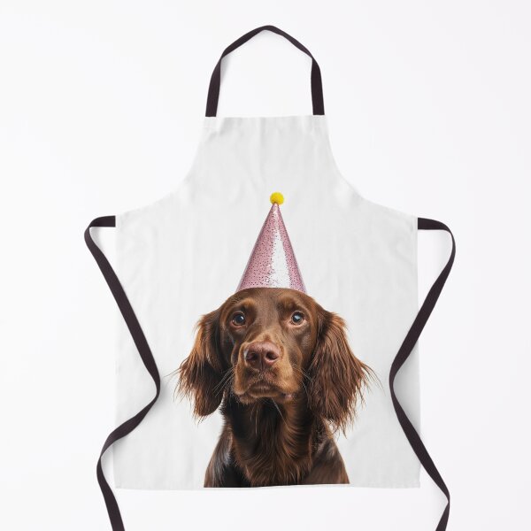 Item preview, Cute Irish Setter dog with Party Hat Birthday Celebration designed and sold by LazyOwlStore.