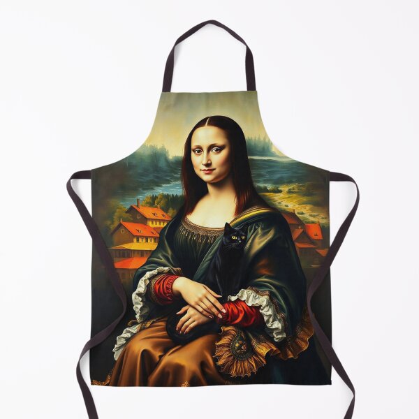 Item preview, Mona Lisa with her Black Cat designed and sold by Erlin Rudho.