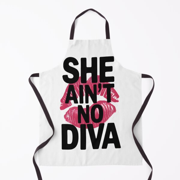 Item preview, She Ain't No Diva Bold Lip Print Sticker designed and sold by stylishsketcher.