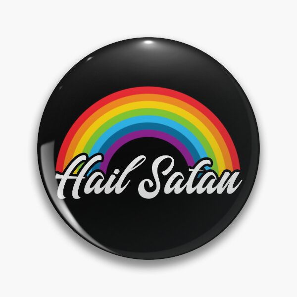 Item preview, Hail Satan | Rainbow | Satanic Pride designed and sold by SatanicClothing.