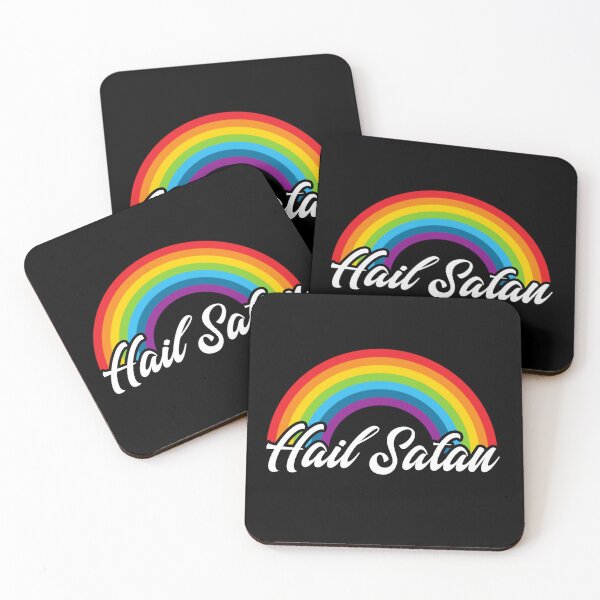 Item preview, Hail Satan | Rainbow | Satanic Pride designed and sold by SatanicClothing.
