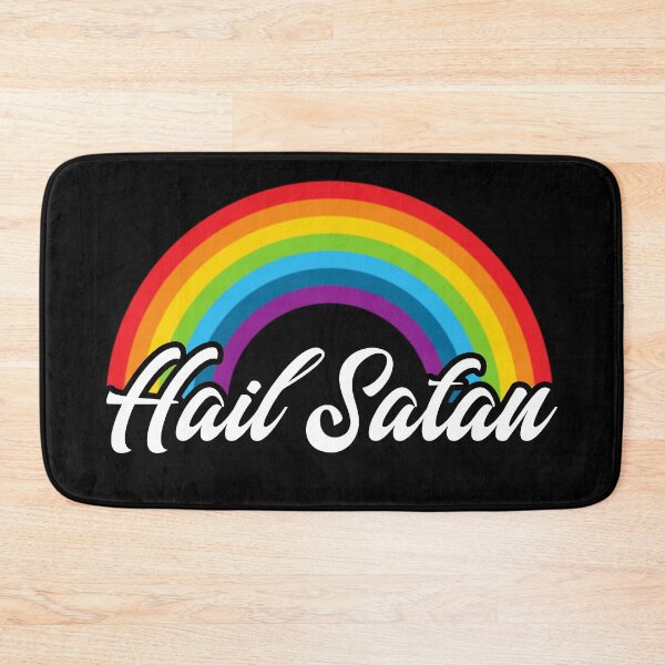 Item preview, Hail Satan | Rainbow | Satanic Pride designed and sold by SatanicClothing.