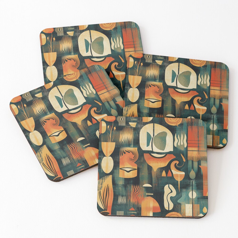 Item preview, Coasters (Set of 4) designed and sold by RodAshOffbeat.