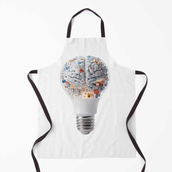 Item preview, Digital Brain Inside Lightbulb designed and sold by CHILDRENSJOY.