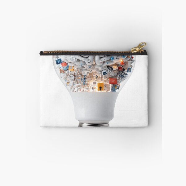 Item preview, Digital Brain Inside Lightbulb designed and sold by CHILDRENSJOY.