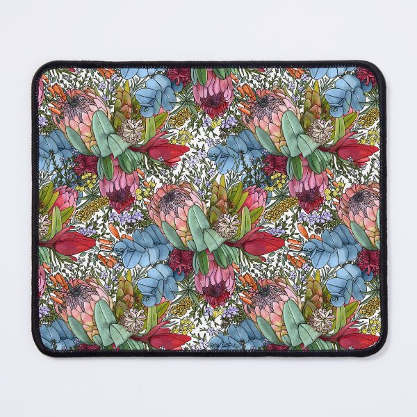 Item preview, Bold Australian Wildflowers – Wattle, Protea & Gumnuts by Jo Story designed and sold by Sketchbook Designs.