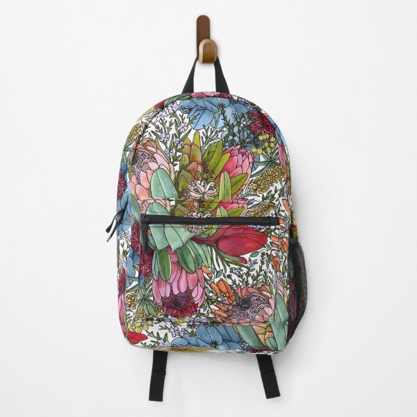 Item preview, Bold Australian Wildflowers – Wattle, Protea & Gumnuts by Jo Story designed and sold by Sketchbook Designs.
