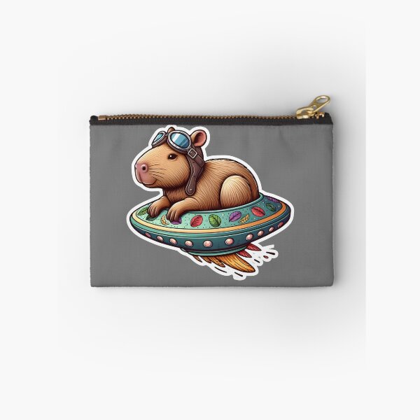 Item preview, UFO Kawaii Capybara designed and sold by ArtistEmbrace.