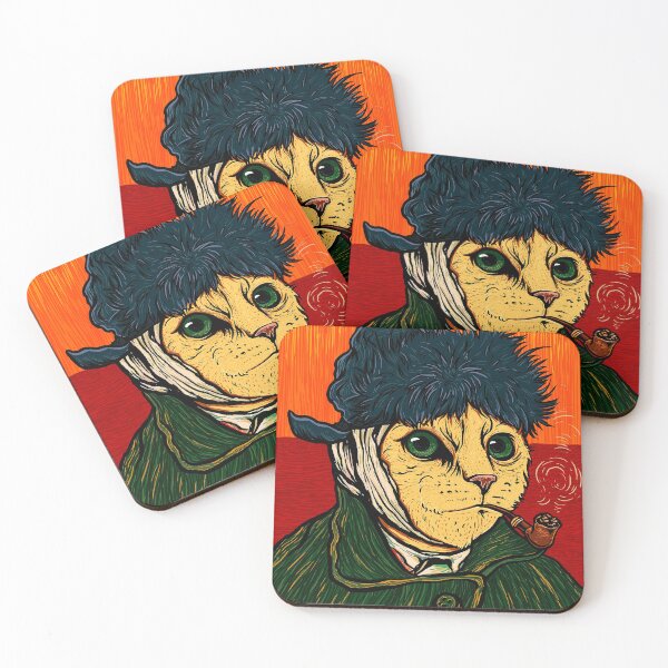 Item preview, Van Gogh and his Cat designed and sold by Erlin Rudho.