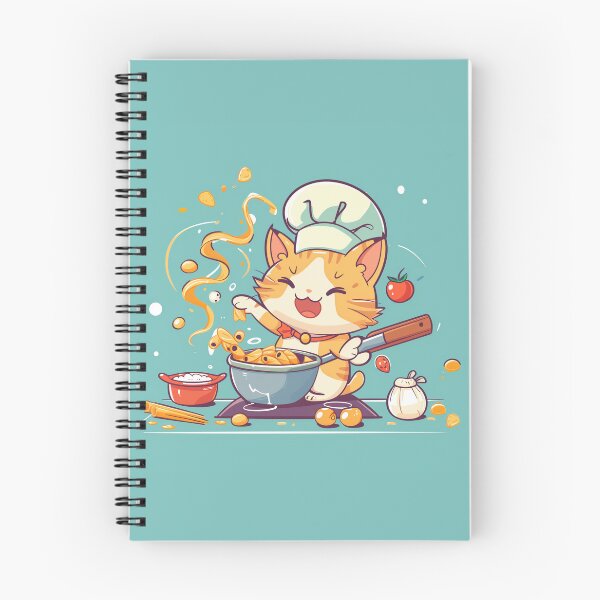 Item preview, Whimisical Cooking Cat designed and sold by Line-Creations.