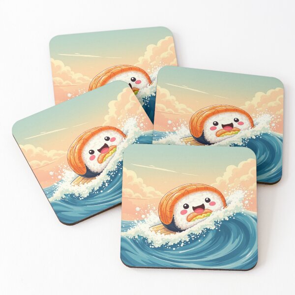 Item preview, "Sushi Surfer: Ride the Wave of Flavor!" designed and sold by aipichub.