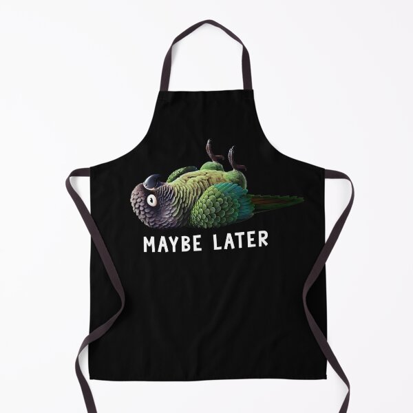Item preview, Funny Dusky Conure Maybe Later Cute Parrot Lover Birding designed and sold by Kimberley King Art King Art.