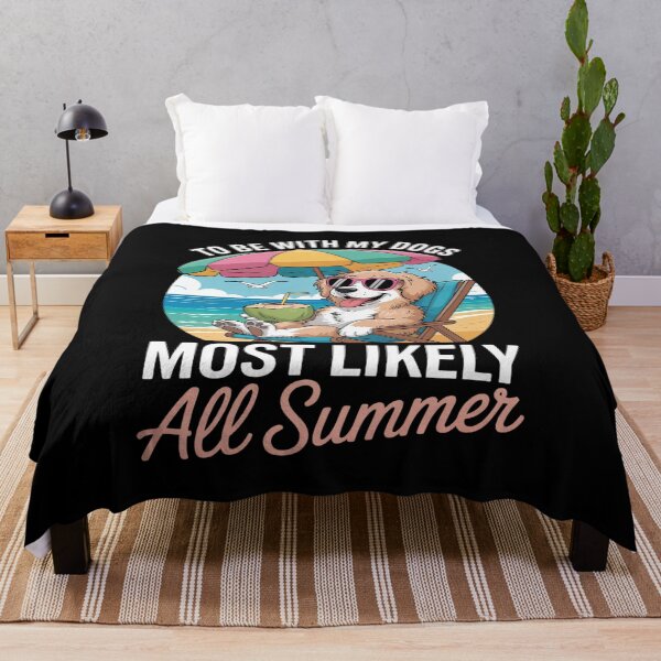 Item preview, Most Likely To Be With My Dogs All Summer Teacher Student 12 designed and sold by MAKOPOKOShop.