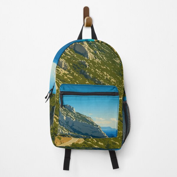 Item preview, Col de Sormiou – Vintage Calanques poster, nature decor designed and sold by Atelier Brume.