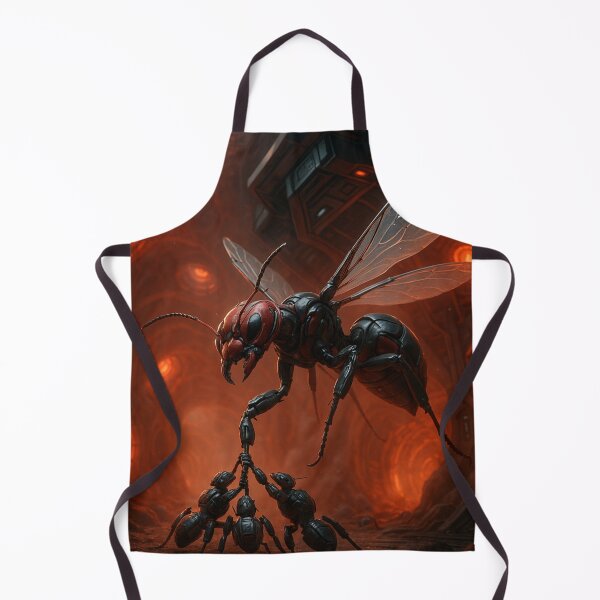 Item preview, “Fall of the Fire Ant Queen – Sci-Fi Insect Royalty” designed and sold by SommanasShop.
