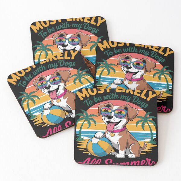 Item preview, Most Likely To Be With My Dogs All Summer Teacher designed and sold by MAKOPOKOShop.
