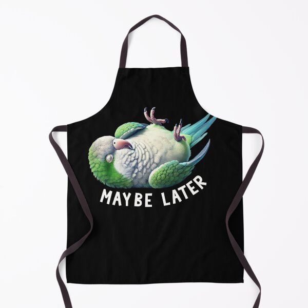 Item preview, Funny Quaker Green Monk Maybe Later Cute Parrot Lover Birding designed and sold by Kimberley King Art King Art.