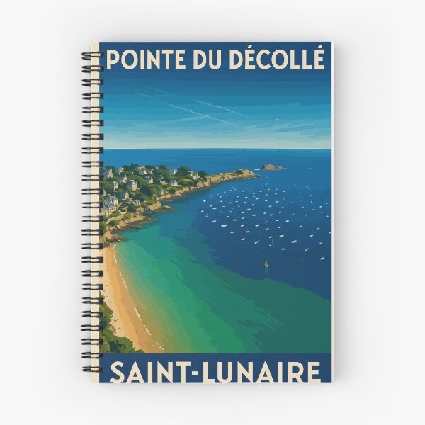 Item preview, Pointe du Décollé – Vintage poster Saint-Lunaire, Brittany designed and sold by Atelier Brume.