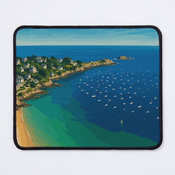 Item preview, Pointe du Décollé – Vintage poster Saint-Lunaire, Brittany designed and sold by Atelier Brume.