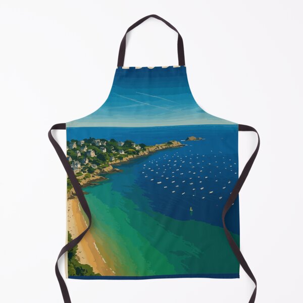 Item preview, Pointe du Décollé – Vintage poster Saint-Lunaire, Brittany designed and sold by Atelier Brume.