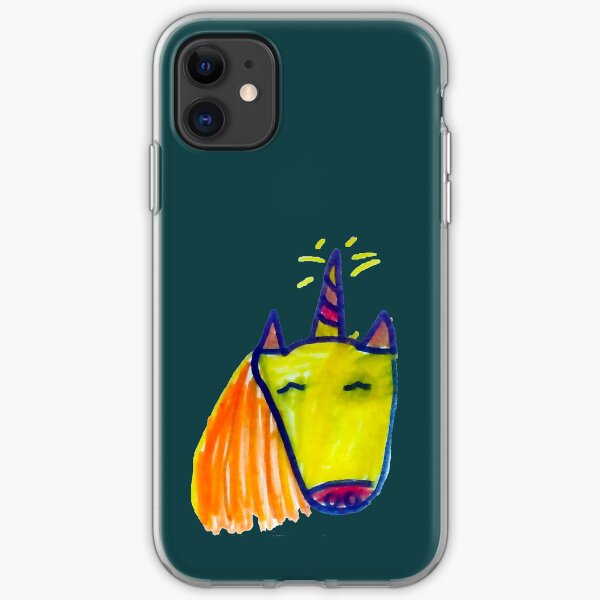 The Sun Yellow Unicorn iPhone Soft Case