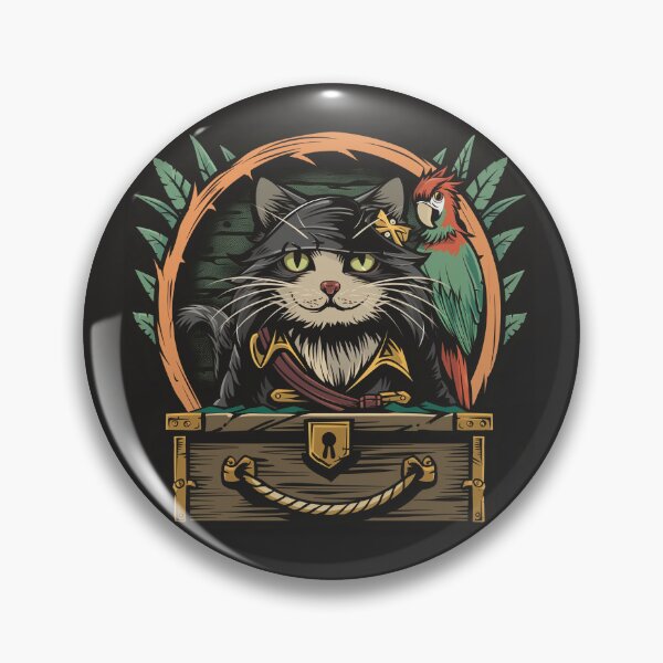 Item preview, Cute Pirate Cat Nr. 2 designed and sold by Line-Creations.