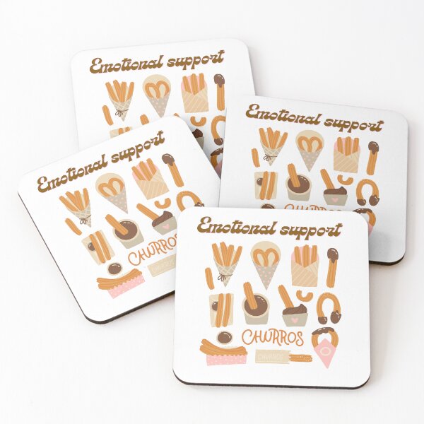 Item preview, Emotional Support Churros T-Shirt – Funny Comfort Food Graphic Tee designed and sold by Dutch Themepark Network.