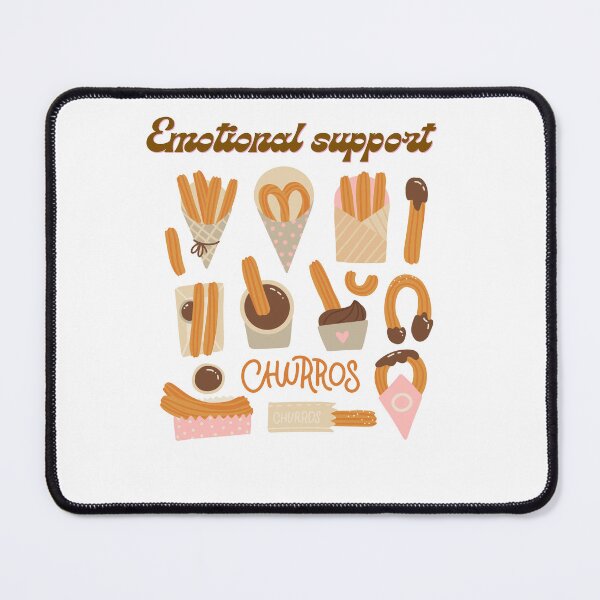 Item preview, Emotional Support Churros T-Shirt – Funny Comfort Food Graphic Tee designed and sold by Dutch Themepark Network.