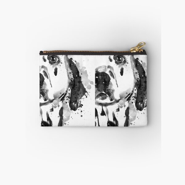 Item preview, Dalmatian Face – Black and White Watercolor designed and sold by caracatita75.