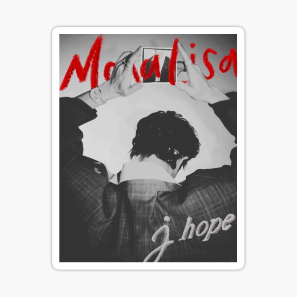 Artikel-Vorschau von J-Hope Mona Lisa Single inspiriertes Design, designt und verkauft von Mooncreates7.