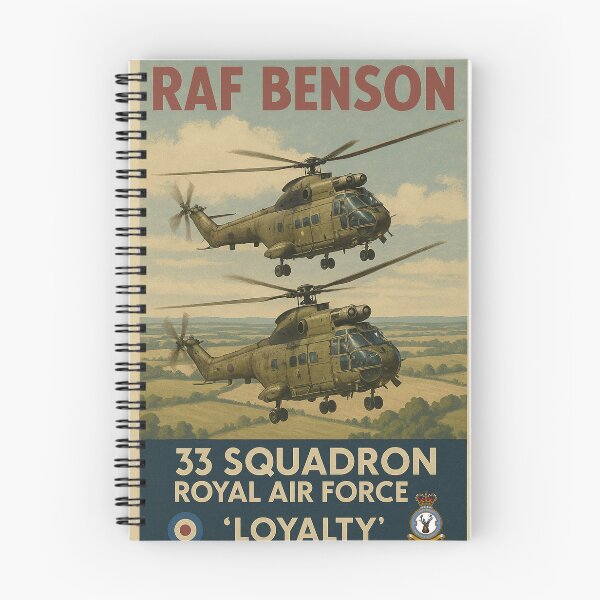 Item preview, 33 Squadron RAF Vintage Poster designed and sold by Airpower Art.