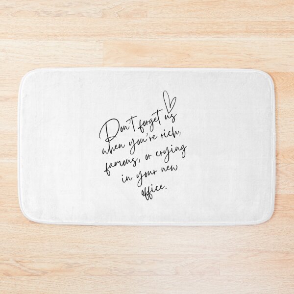 Item preview, Don't forget us when you're rich, famous, or crying in your new office - Funny Farewell for Coworkers designed and sold by mimiscreativity.