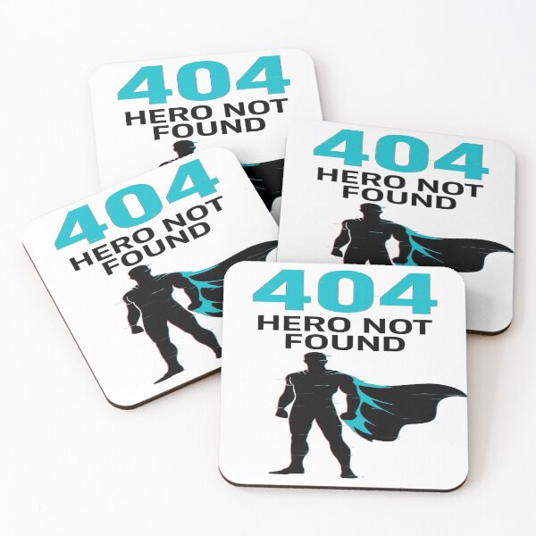 Item preview, 404 HERO NOT FOUND – Glitchcore Antihero Art for the Digitally Ghosted designed and sold by astersgraphics.