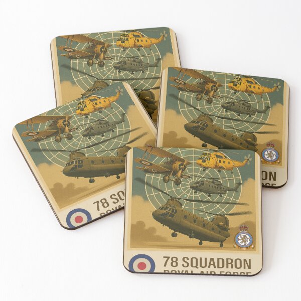 Item preview, 78 Squadron RAF Vintage Poster designed and sold by Airpower Art.