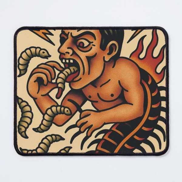 Item preview, Centipede man swallows fly larvae designed and sold by Marius Andrulevičius.