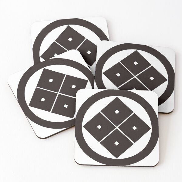 Item preview, Maru ni Sumitate Yotsume – Structured Japanese Crest designed and sold by Wagara-Lab.