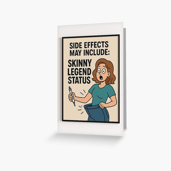 Item preview,  •   Title: Mounjaro Skinny Legend Funny Poster designed and sold by GLPR1NTS.