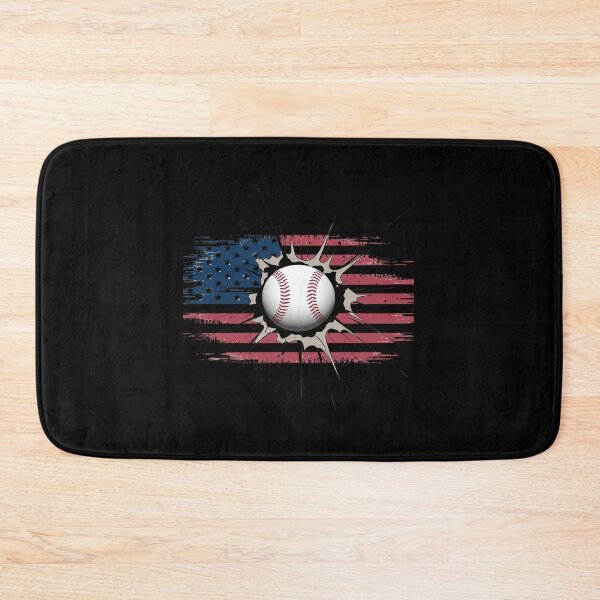 Aperçu de l'œuvre Baseball patriotique 4 juillet USA Drapeau américain créée et vendue par splindoershop.